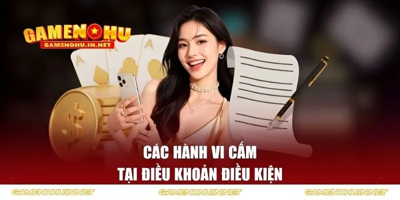 Hành vi cấm tại trang web